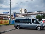 Бесплатный автобус Genser в пункт аренды автомобилей АрендаАвто-инт на ул.Добролюбова