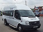Бесплатный автобус Genser в пункт аренды автомобилей АрендаАвто-инт на Новорязанском шоссе